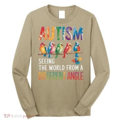 Autism Awareness Different Angle Neurodiversity Long Sleeve Shirt