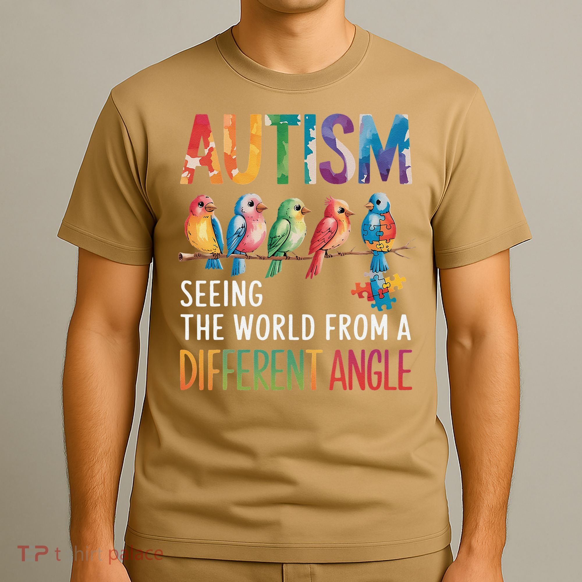 Autism Awareness Different Angle Neurodiversity T-Shirt
