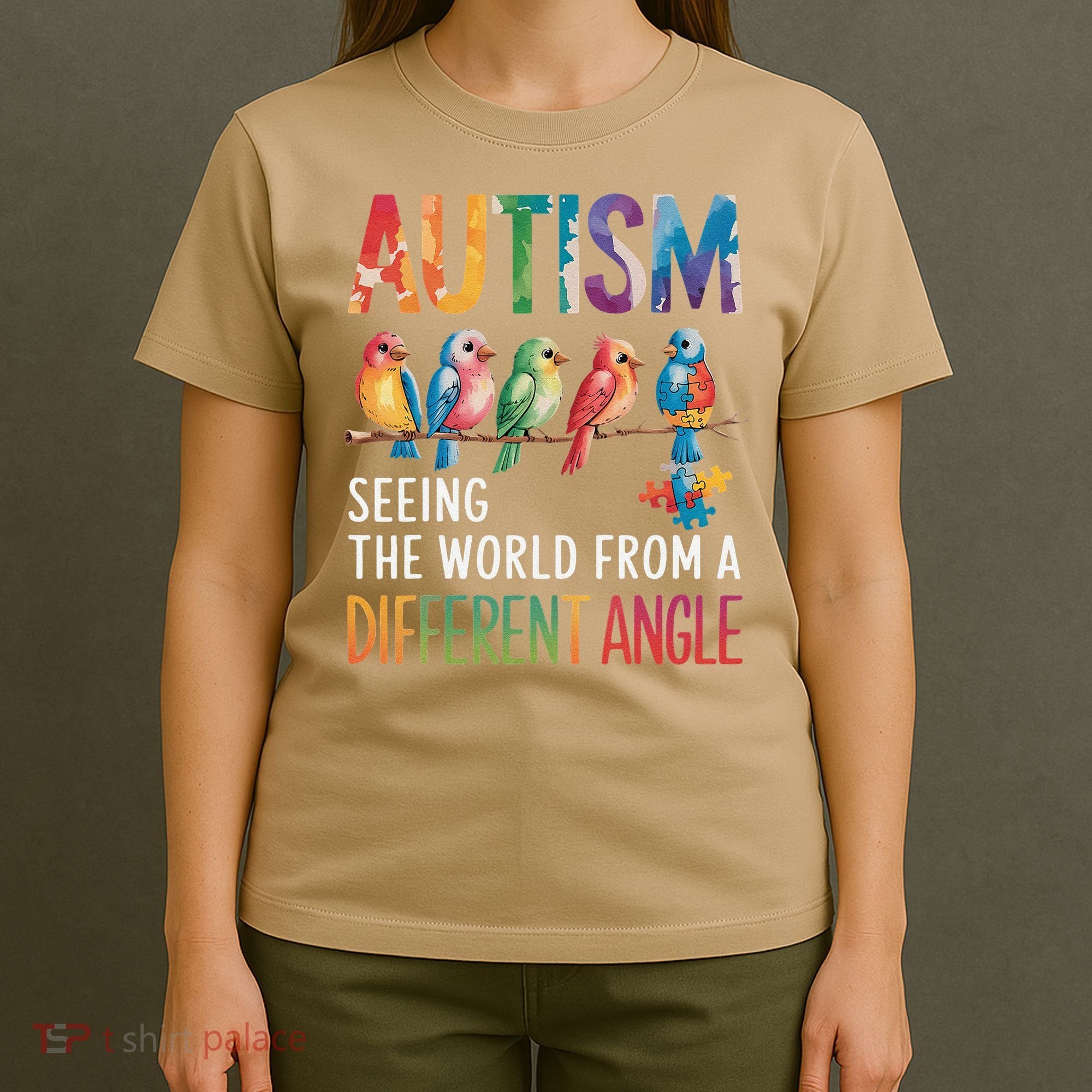 Autism Awareness Different Angle Neurodiversity T-Shirt
