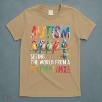 Autism Awareness Different Angle Neurodiversity T-Shirt thumb 5