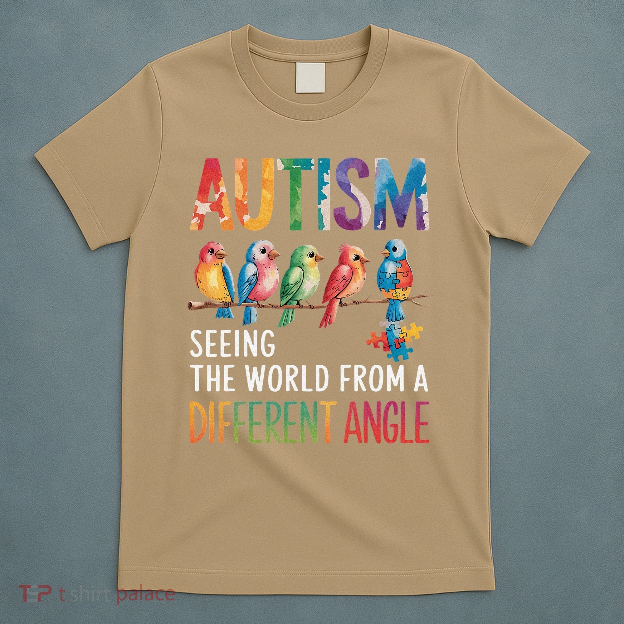 Autism Awareness Different Angle Neurodiversity T-Shirt