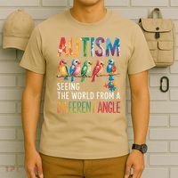 Autism Awareness Different Angle Neurodiversity T-Shirt thumb 6