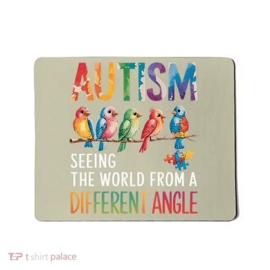 Autism Awareness Different Angle Neurodiversity Mousepad