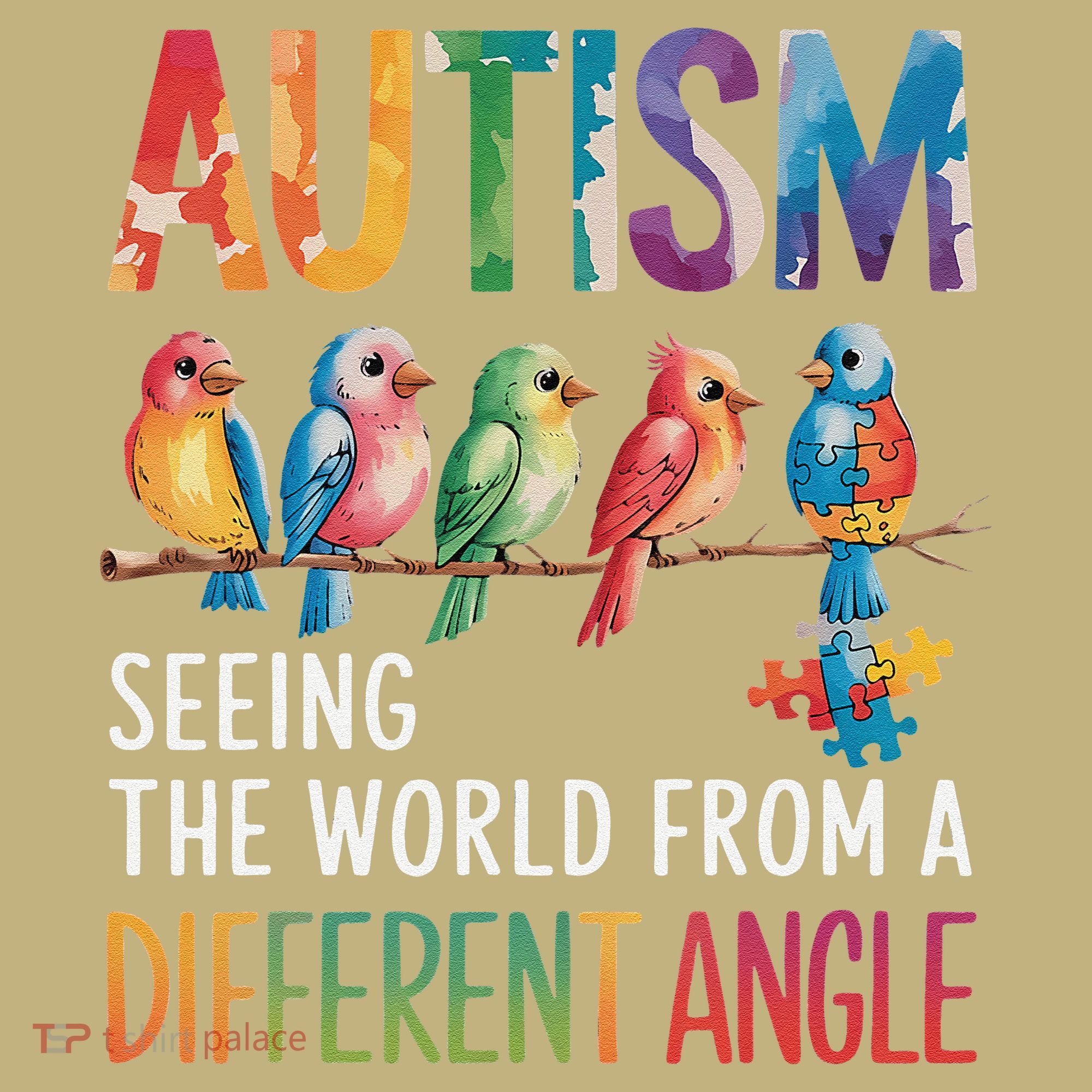 Autism Awareness Different Angle Neurodiversity Mousepad