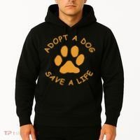 Adopt A Dog Save A Life Rescue Dog Hoodie thumb 2