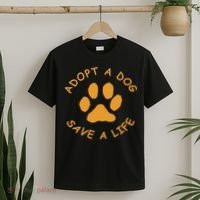 Adopt A Dog Save A Life Rescue Dog T-Shirt thumb 2