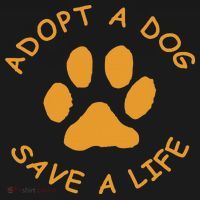 Adopt A Dog Save A Life Rescue Dog Mousepad thumb 1