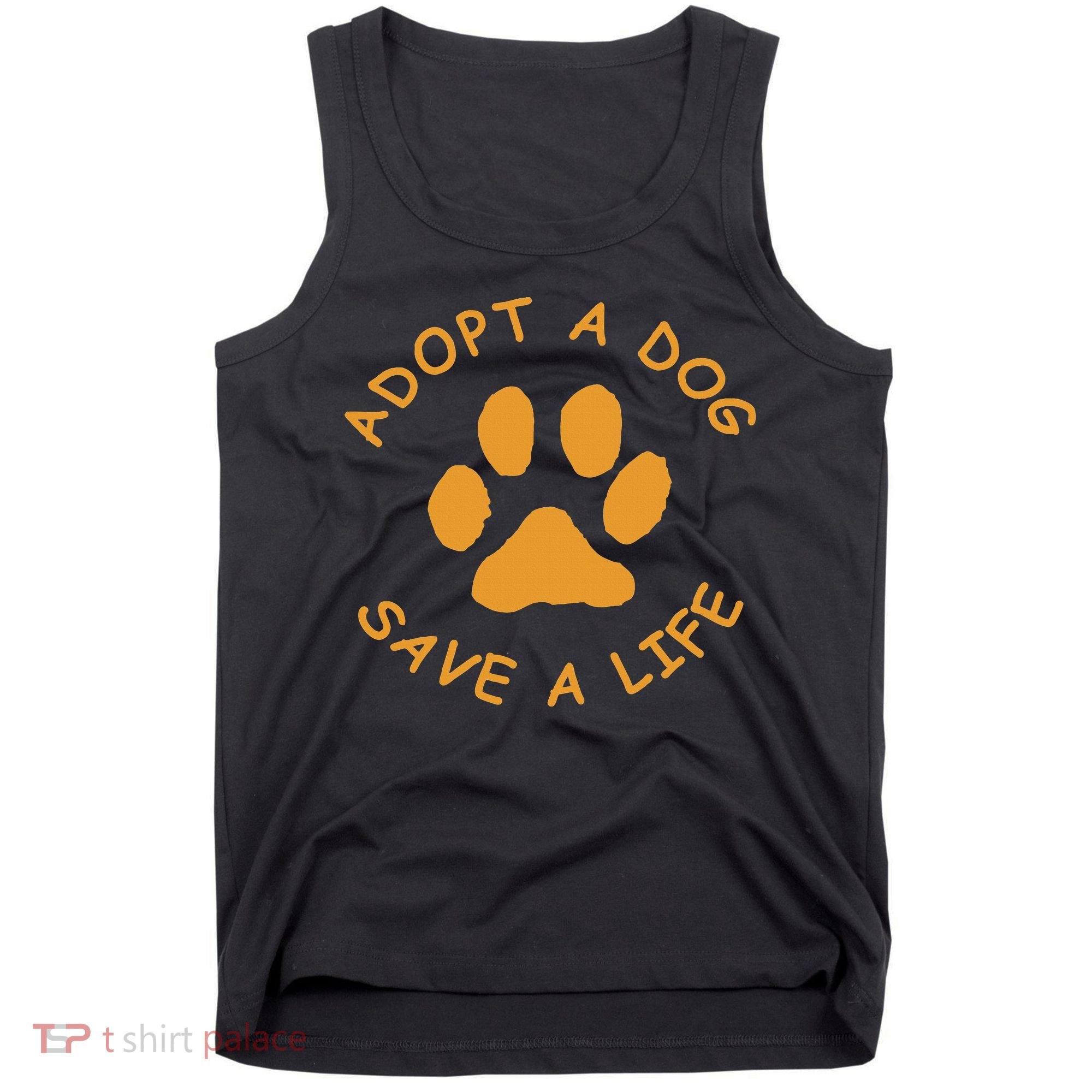 Adopt A Dog Save A Life Rescue Dog Tank Top