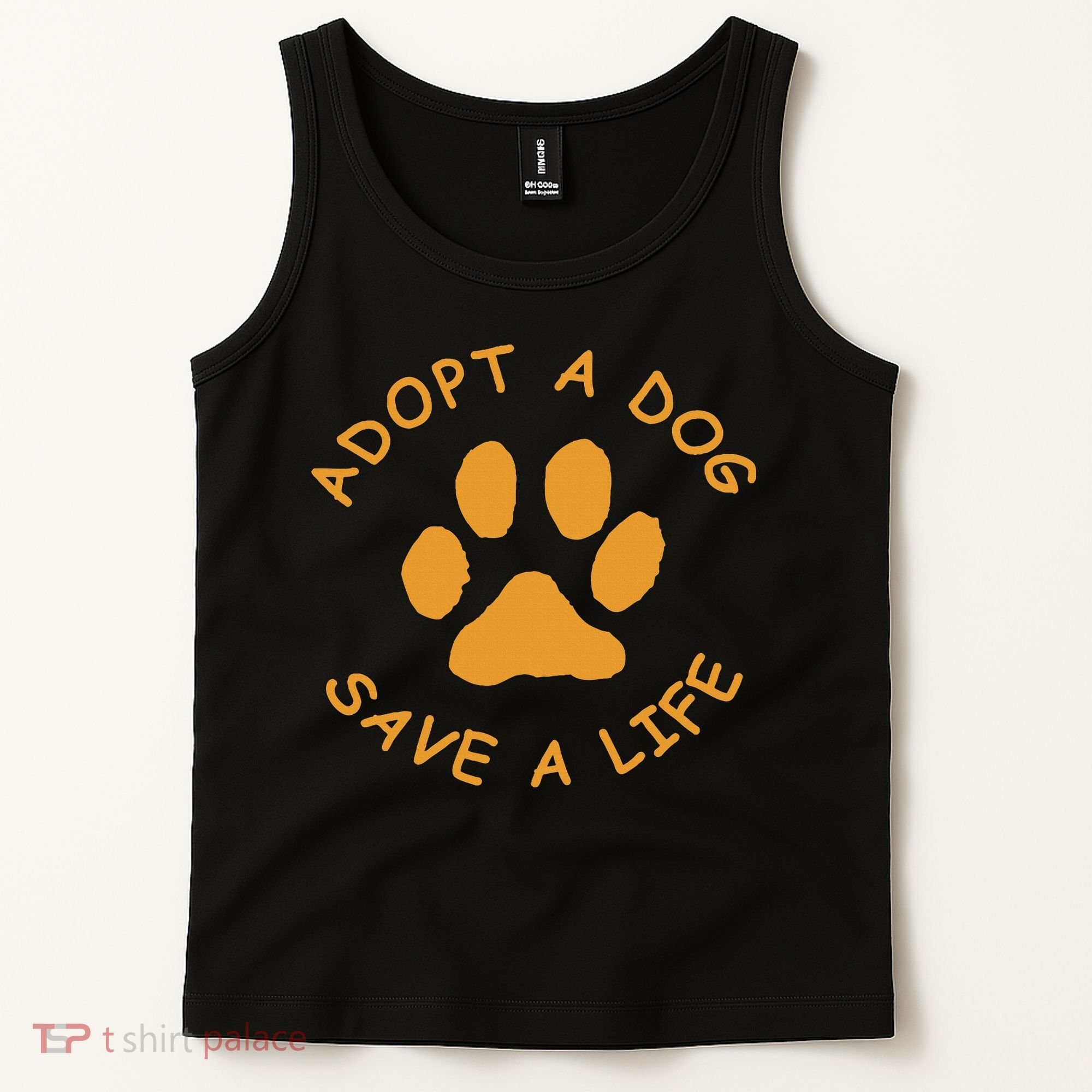 Adopt A Dog Save A Life Rescue Dog Tank Top