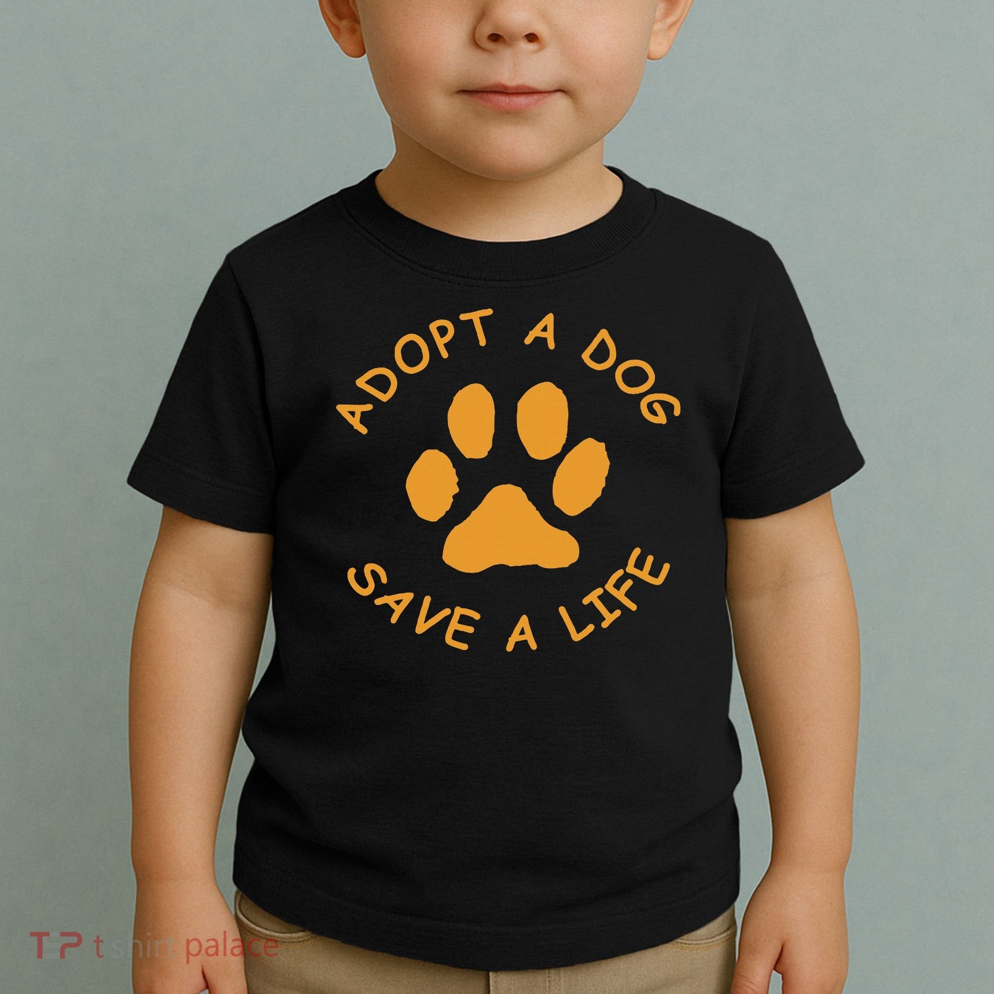 Adopt A Dog Save A Life Rescue Dog Toddler T-Shirt