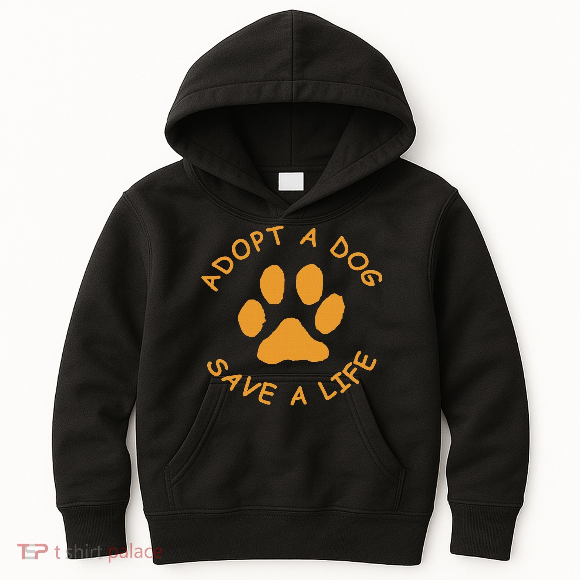 Adopt A Dog Save A Life Rescue Dog Kids Hoodie