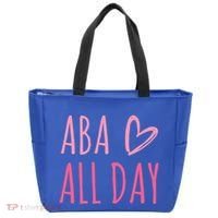 Aba All Day Autism Psychology Behavior Analyst Gift Tote Bag thumb 0