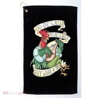Alan A Dale Rooster Oo De Lally Golly What A Day Golf Towel thumb 0