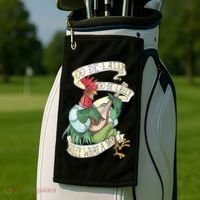 Alan A Dale Rooster Oo De Lally Golly What A Day Golf Towel thumb 2