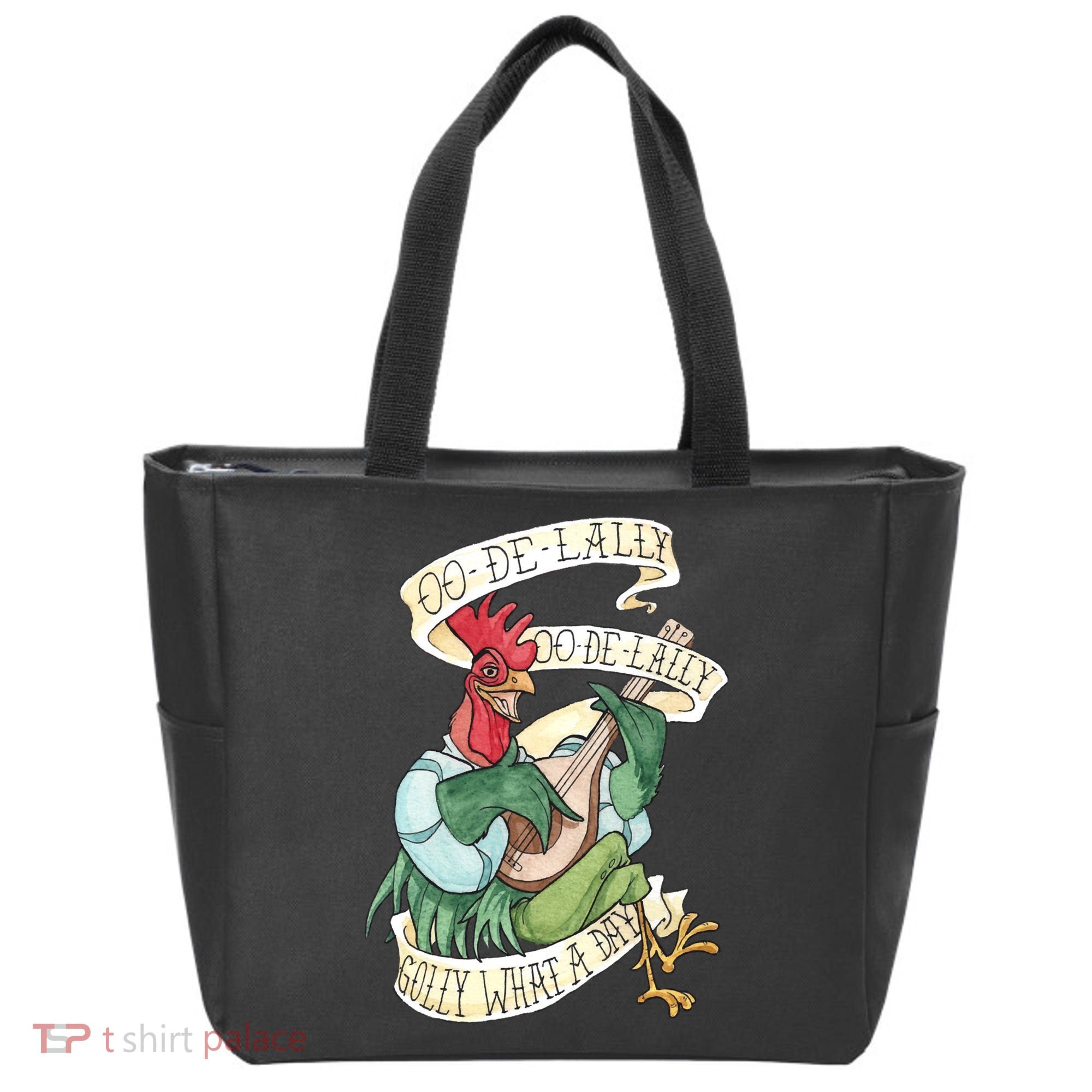 Alan A Dale Rooster Oo De Lally Golly What A Day Tote Bag