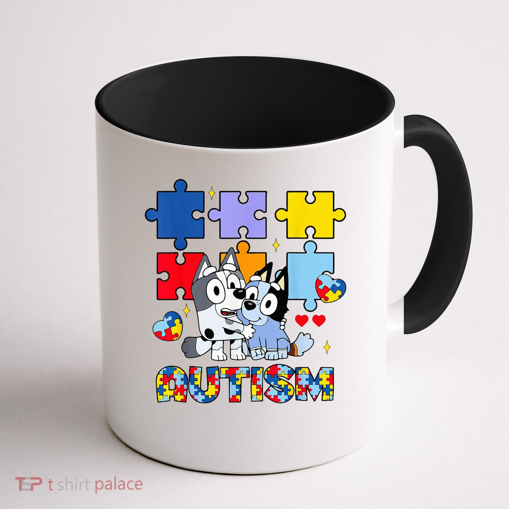 Autism Awareness Dog Lover Coffee Mug