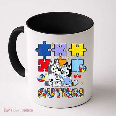 Autism Awareness Dog Lover Coffee Mug