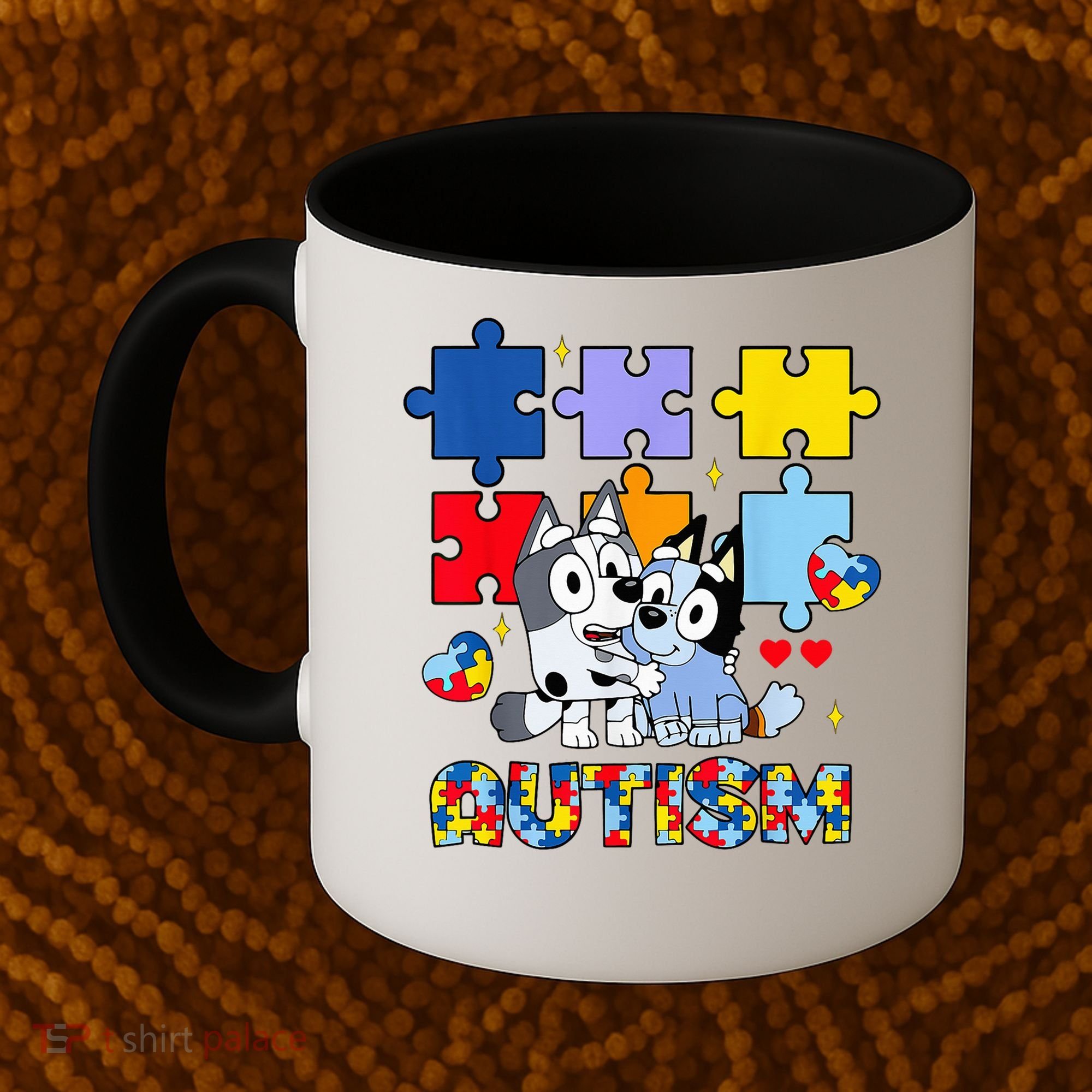 Autism Awareness Dog Lover Coffee Mug