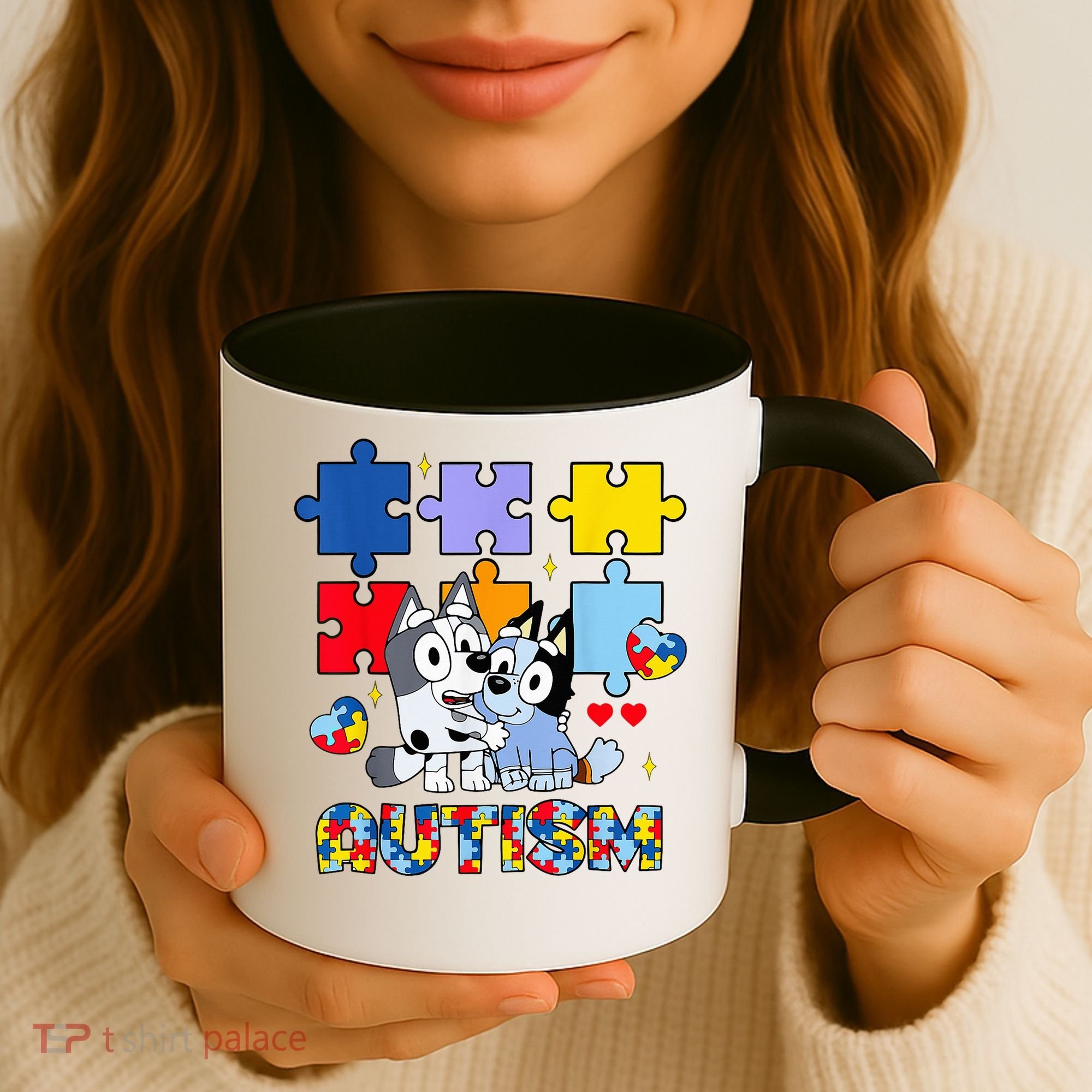Autism Awareness Dog Lover Coffee Mug
