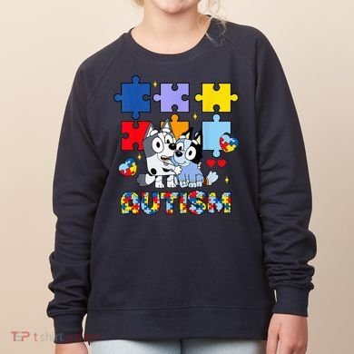 Autism Awareness Dog Lover Women's Sweatshirt