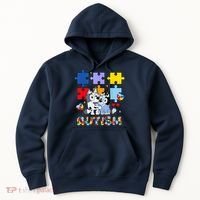Autism Awareness Dog Lover Hoodie thumb 0