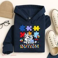 Autism Awareness Dog Lover Hoodie thumb 4