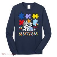 Autism Awareness Dog Lover Long Sleeve Shirt thumb 0
