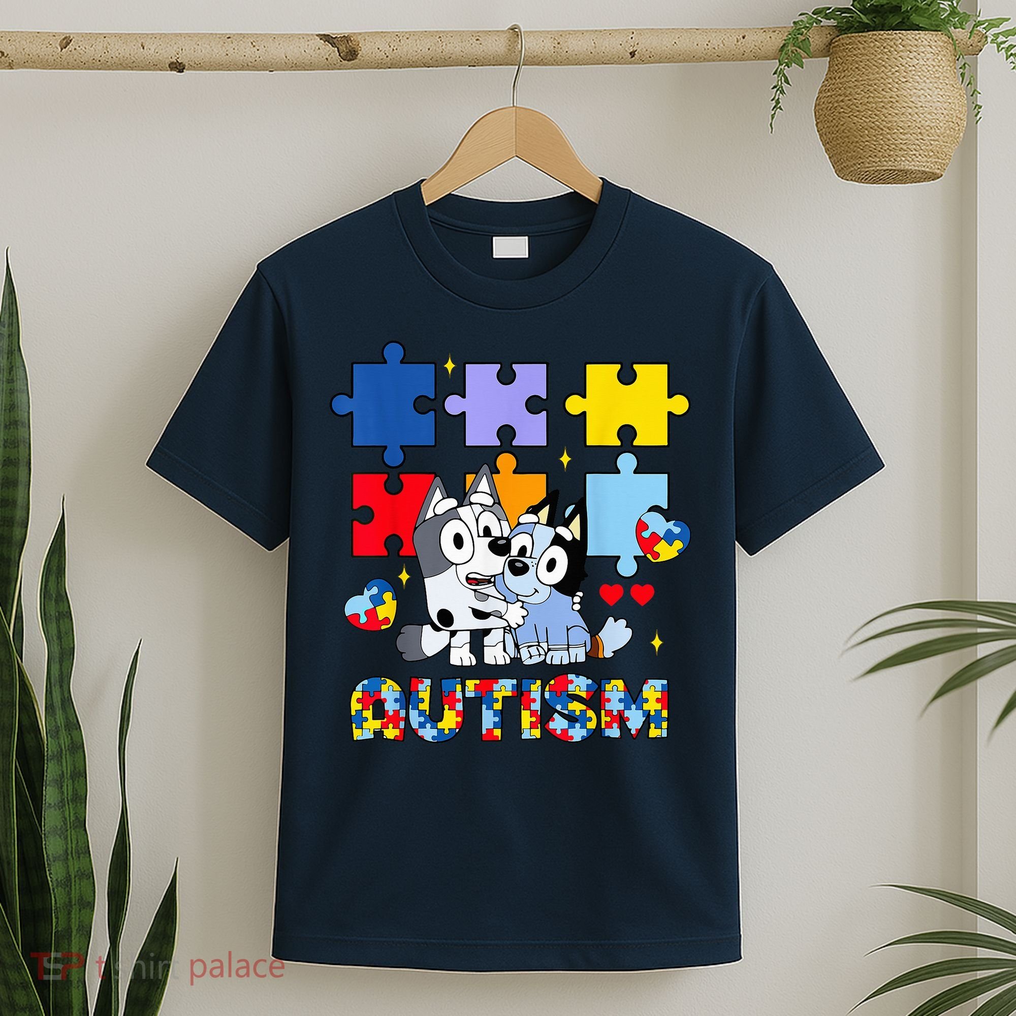 Autism Awareness Dog Lover T-Shirt