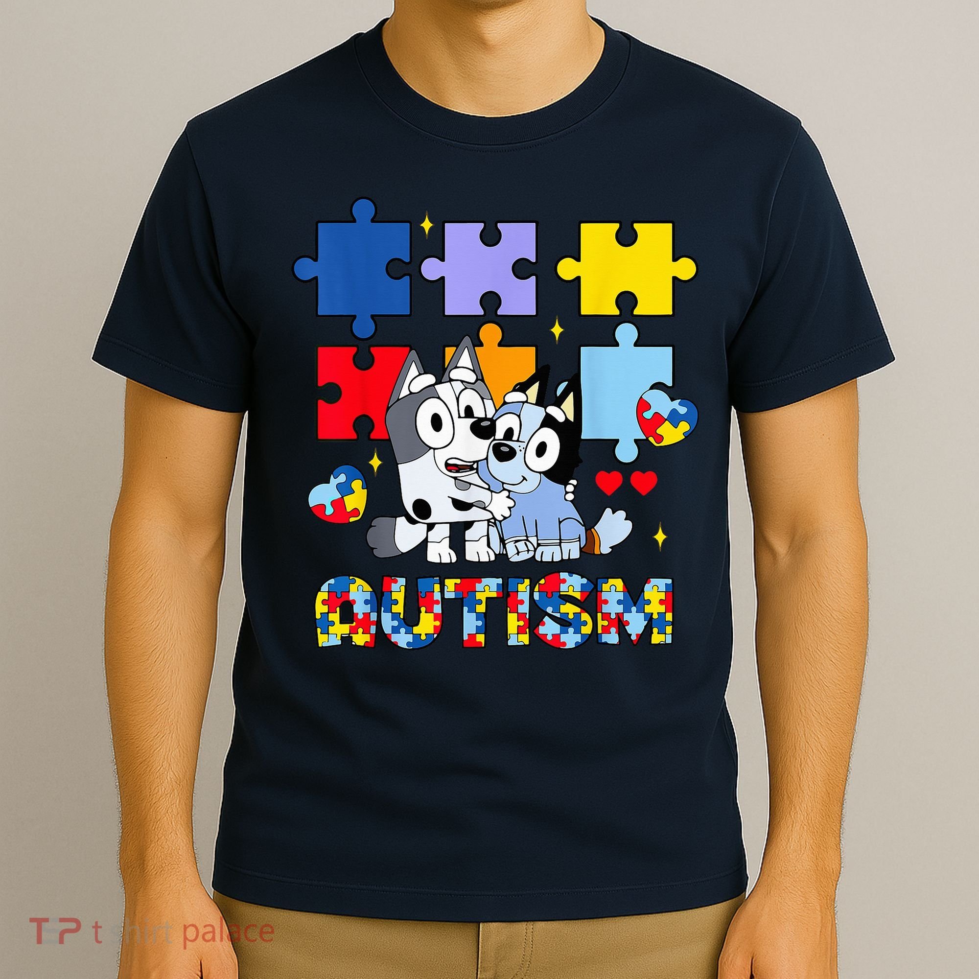 Autism Awareness Dog Lover T-Shirt