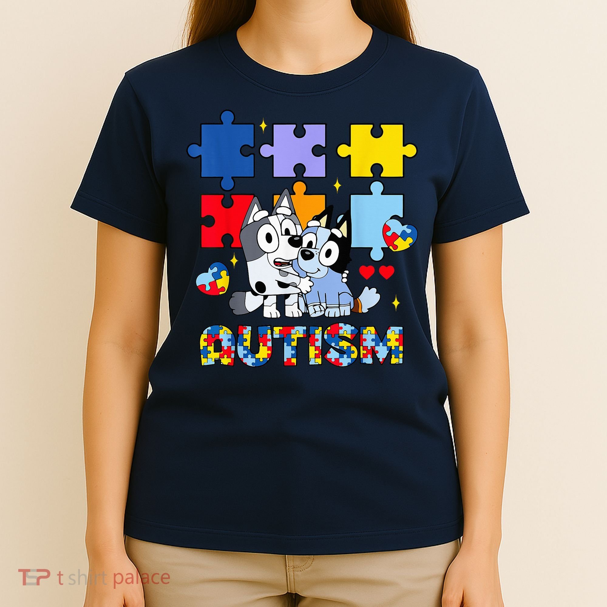 Autism Awareness Dog Lover T-Shirt