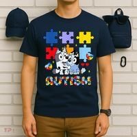 Autism Awareness Dog Lover T-Shirt thumb 6