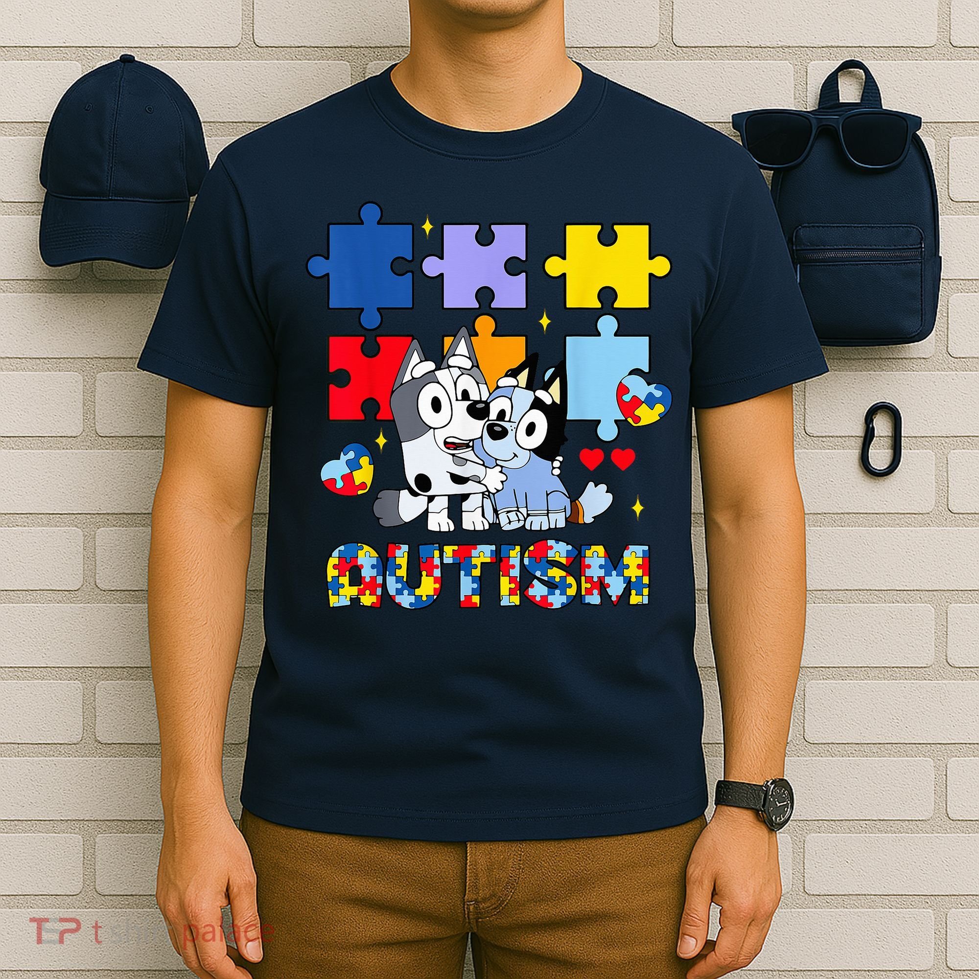 Autism Awareness Dog Lover T-Shirt