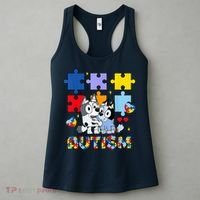 Autism Awareness Dog Lover Women's Tank Top thumb 3