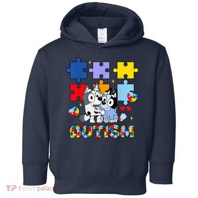 Autism Awareness Dog Lover Toddler Hoodie