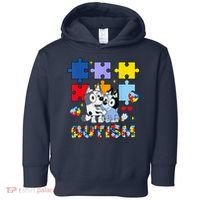 Autism Awareness Dog Lover Toddler Hoodie thumb 0
