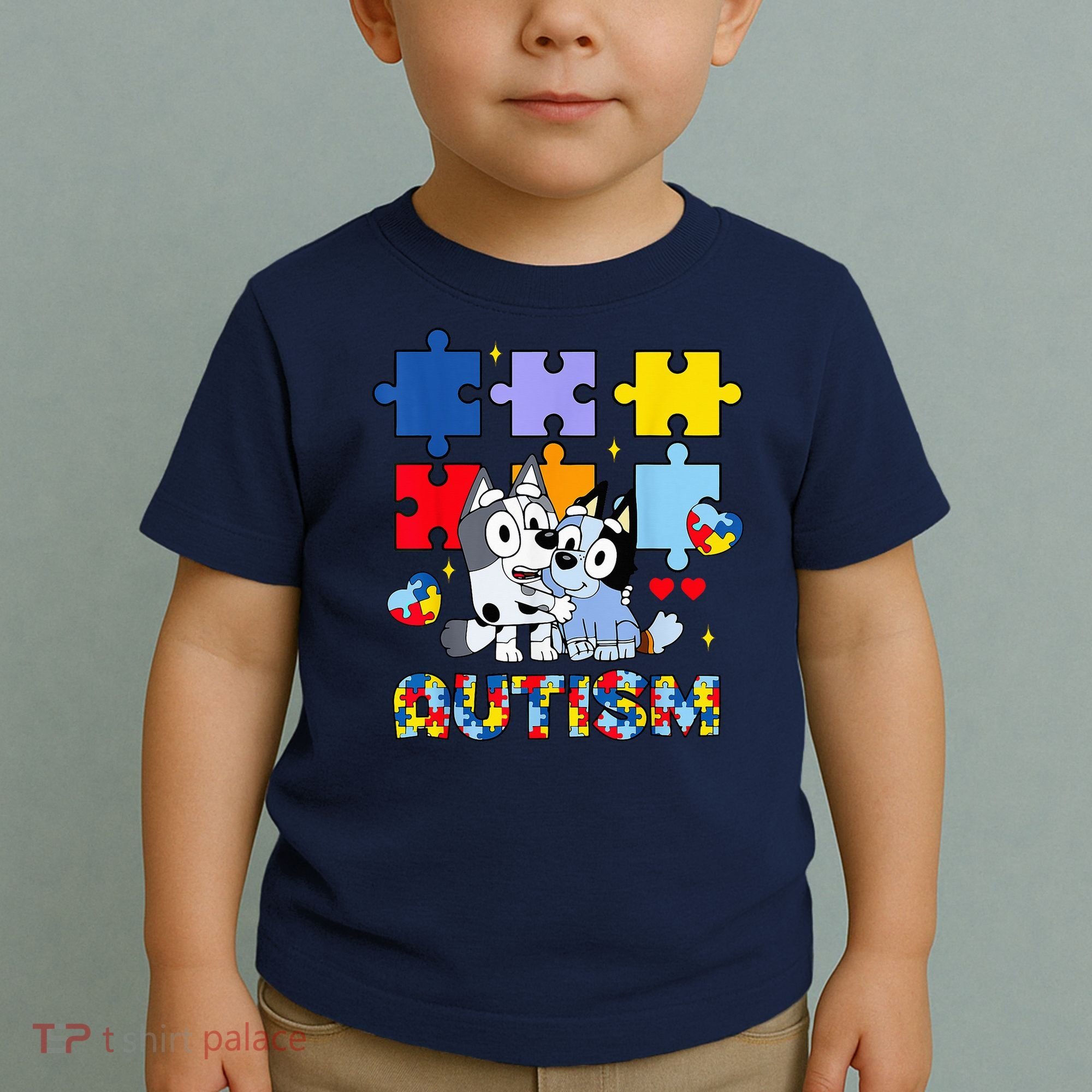 Autism Awareness Dog Lover Toddler T-Shirt