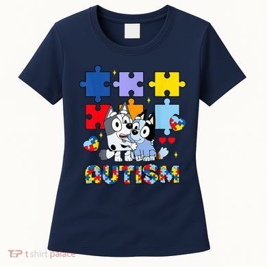Autism Awareness Dog Lover Women's T-Shirt