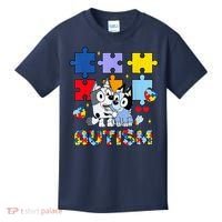 Autism Awareness Dog Lover Kids T-Shirt thumb 0
