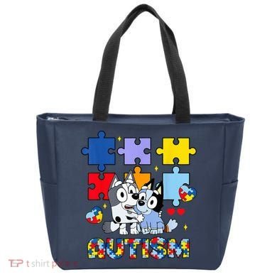Autism Awareness Dog Lover Tote Bag