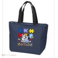 Autism Awareness Dog Lover Tote Bag thumb 3