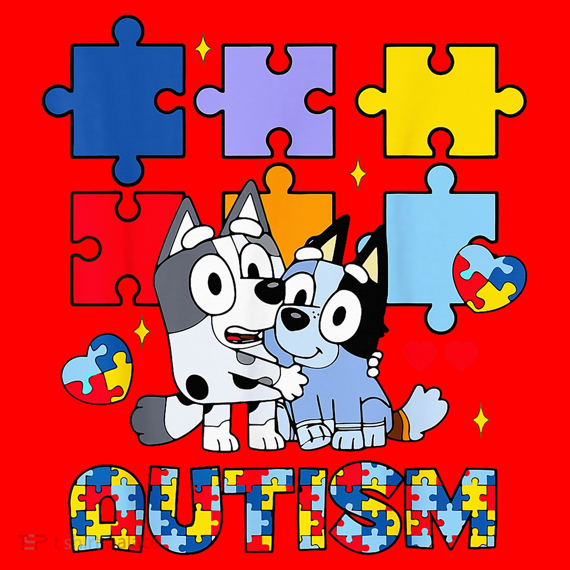 Autism Awareness Dog Lover Santa Hat