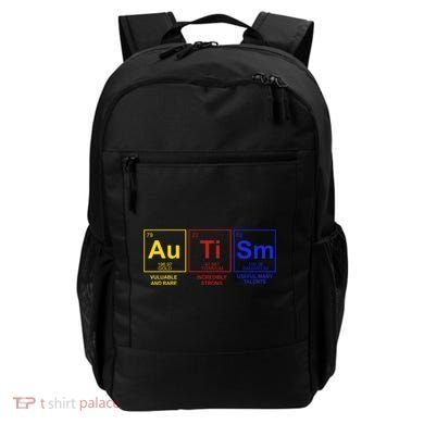 Autism Awareness Elements Periodic Table Backpack