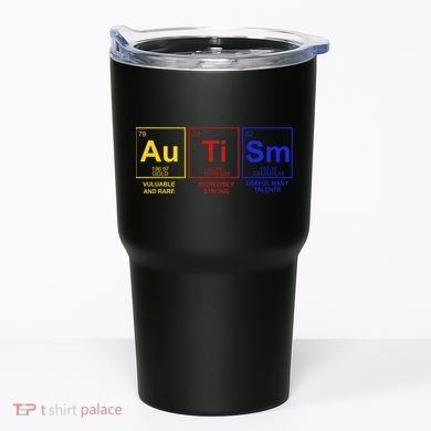 Autism Awareness Elements Periodic Table Tumbler