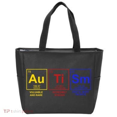 Autism Awareness Elements Periodic Table Tote Bag