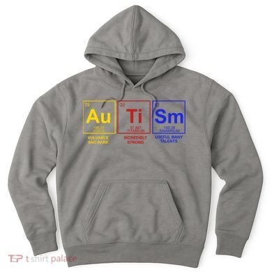Autism Awareness Elements Periodic Table Hoodie