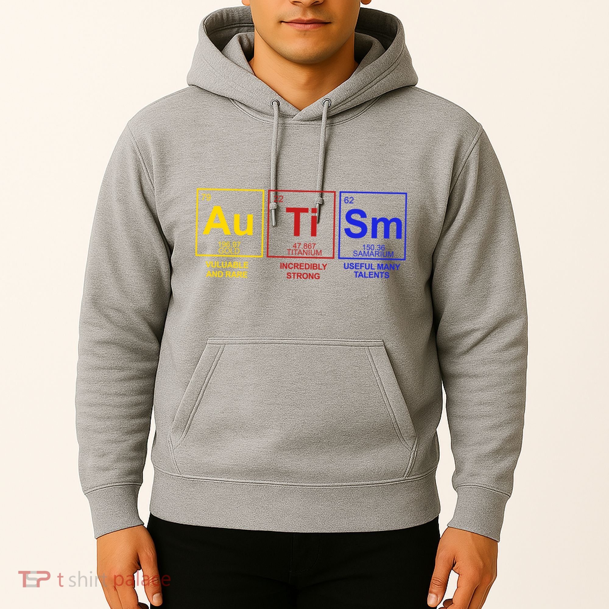 Autism Awareness Elements Periodic Table Hoodie
