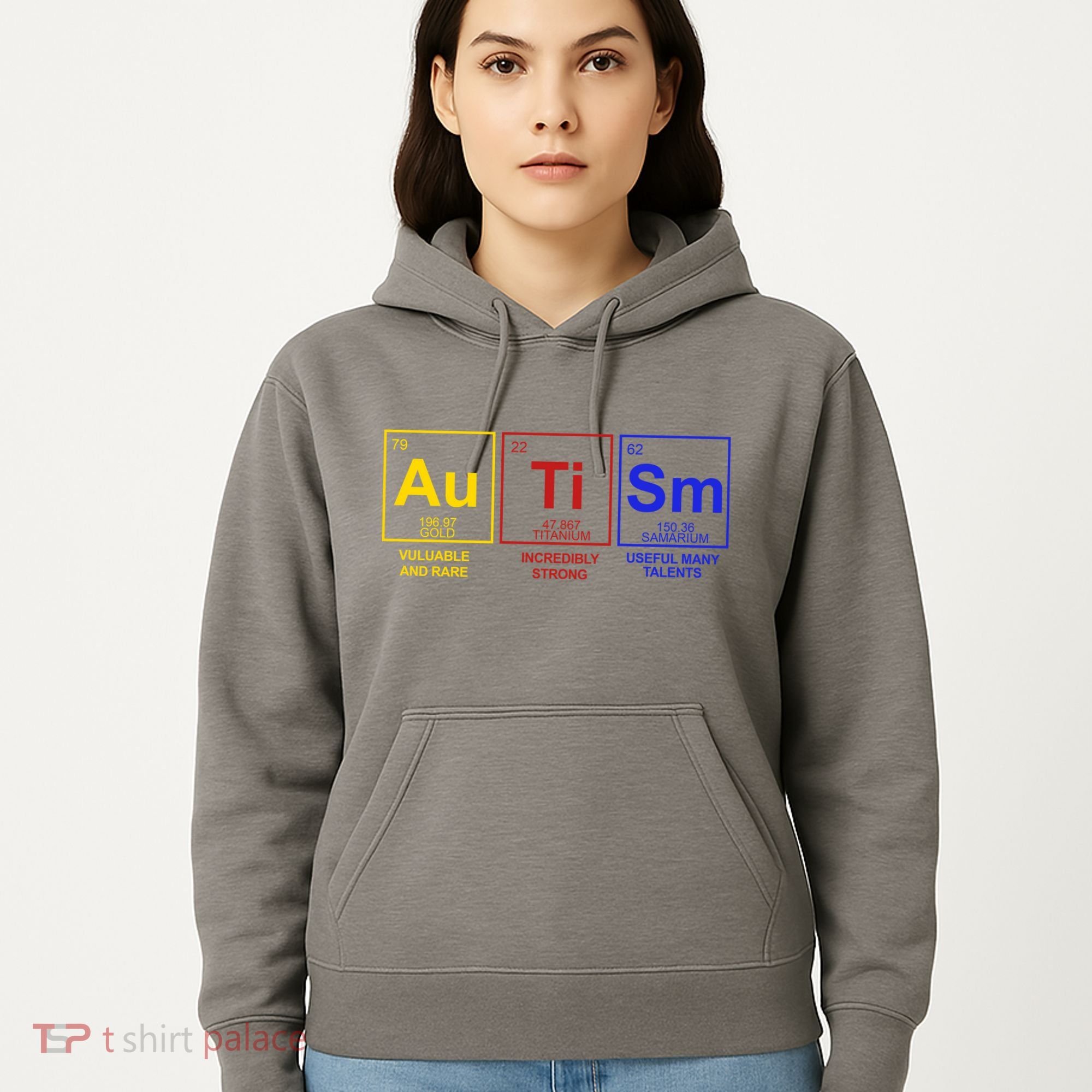 Autism Awareness Elements Periodic Table Hoodie