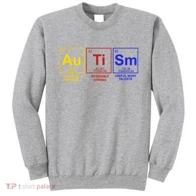 Autism Awareness Elements Periodic Table Sweatshirt