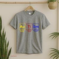 Autism Awareness Elements Periodic Table T-Shirt thumb 2
