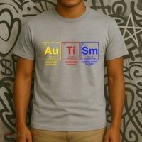 Autism Awareness Elements Periodic Table T-Shirt thumb 3